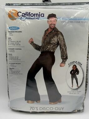 California Costumes, 70's Disco Guy Adult Costume, L(42/44) Halloween